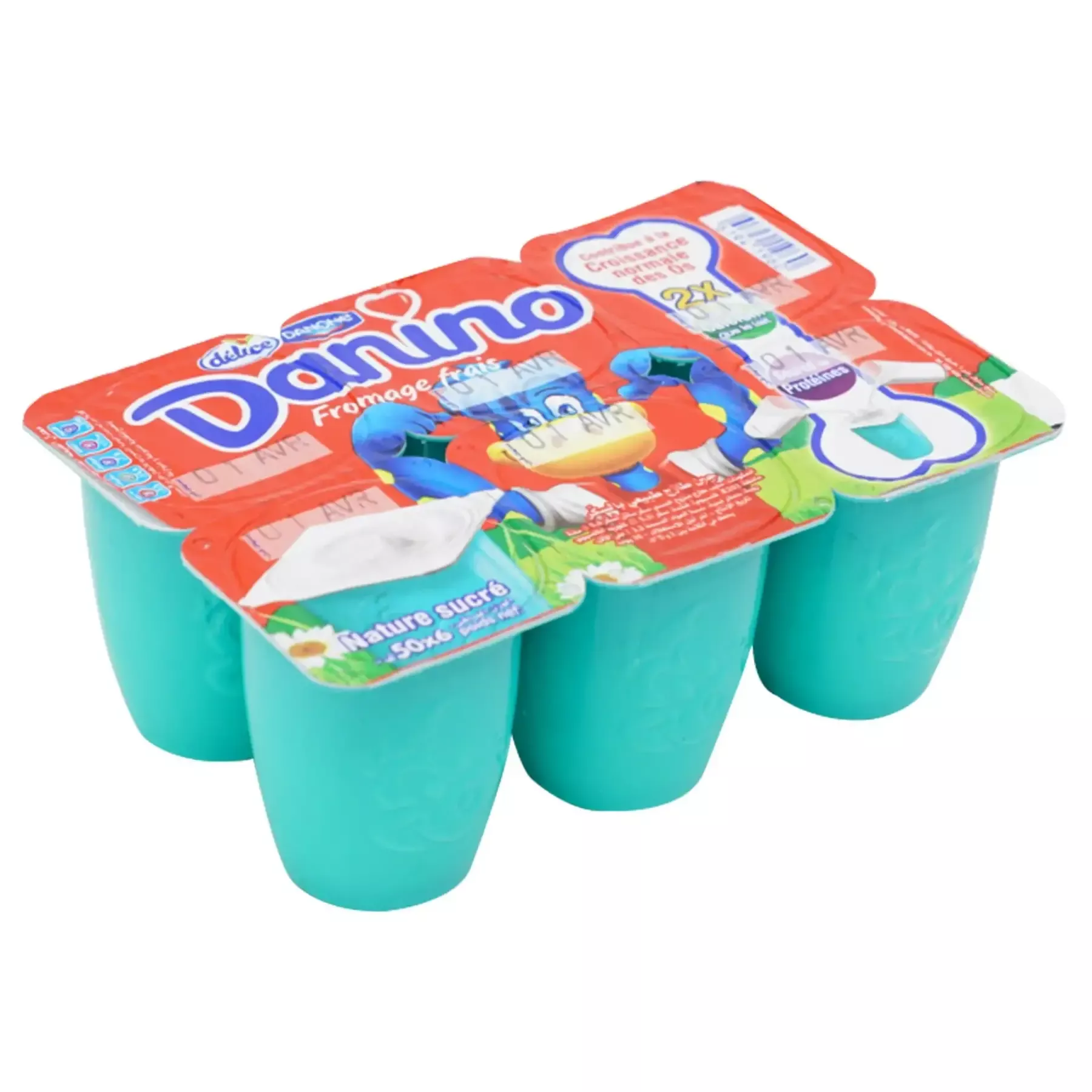 PETIT SUISSE DANINO NATURE SUCRE 50 GR - Image 1