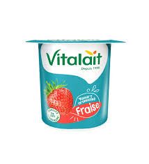 YAOURT AROMATISE FRAISE VITALAIT 100 GR